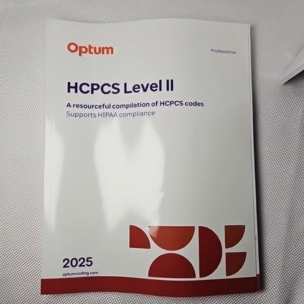 Optum HCPCS Level II 2025 Professional Edition Medical Coding Book 9781622549634